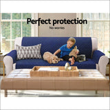 Artiss Sofa Cover Quilted Couch Covers Lounge Protector 