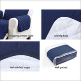 Artiss Sofa Cover Quilted Couch Covers Lounge Protector 