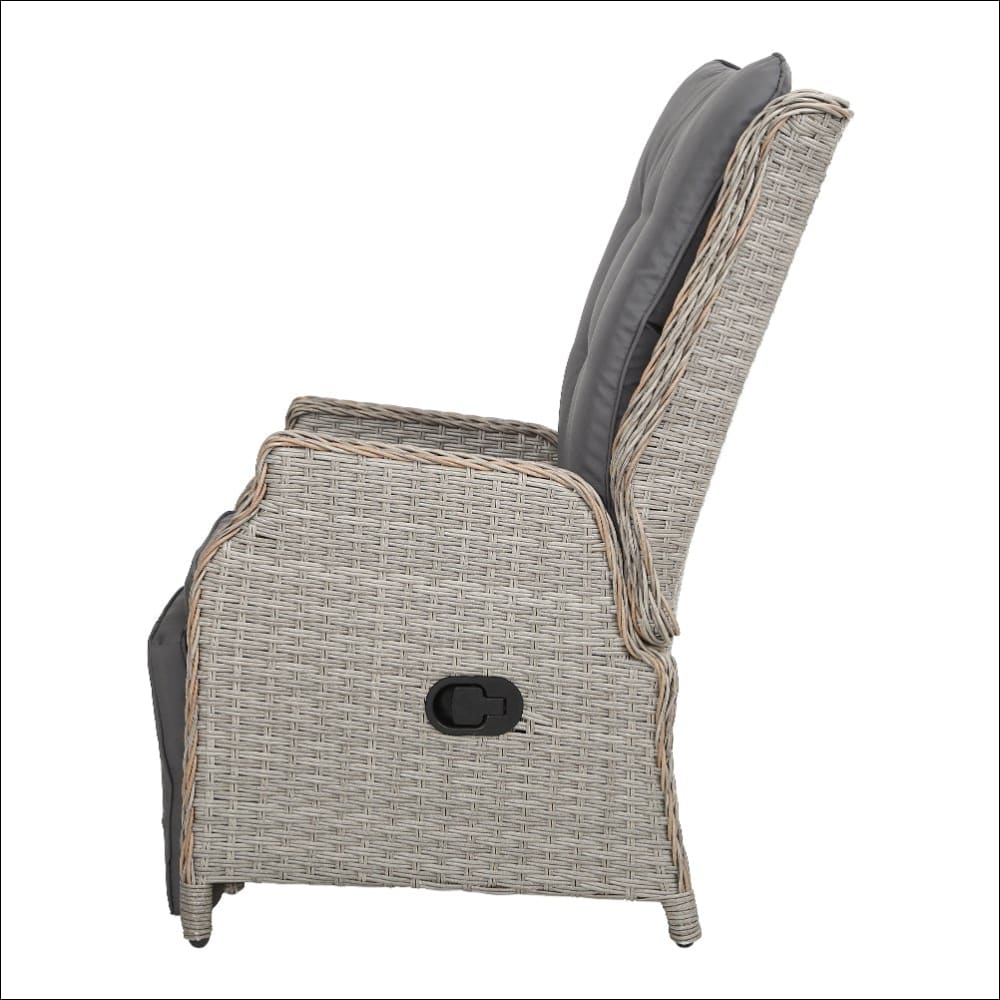 Gardeon Sun Lounge Setting Recliner Chair Outdoor Furniture 