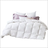 Giselle Bedding Duck Down Feather Quilt 500GSM Super King