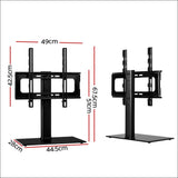Artiss Table top Tv Swivel Mounted Stand - Audio & Video > 