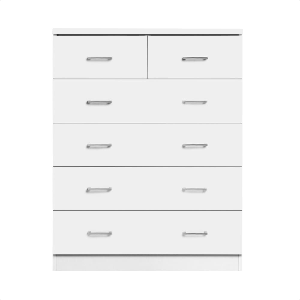 Artiss Tallboy Dresser Table 6 Chest of Drawers Cabinet 