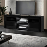 Tv Cabinet Entertainment Unit Stand Rgb Led Gloss Furniture 