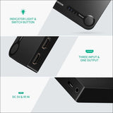 Ugreen 1 X 3 Hdmi Switch - Black (40234) - Electronics > 