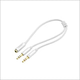 Ugreen 3.5mm Female to 2mm Male Audio Cable - White (20897) 