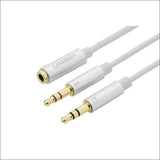 Ugreen 3.5mm Female to 2mm Male Audio Cable - White (20897) 