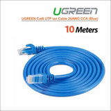 Ugreen Cat6 Utp Lan Cable Blue Color 26awg Cca 10m (11205) -