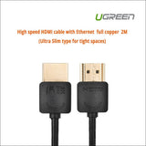 Ugreen High Speed with Ethernet full Copper Ultra Slim Hdmi 
