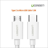 Ugreen Type C to Micro Usb Cable 1.5m 40419 - Electronics > 
