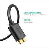 Ugreen Usb 3.0 a Male to Micro Usb 3.0 Male Cable 1m (black)