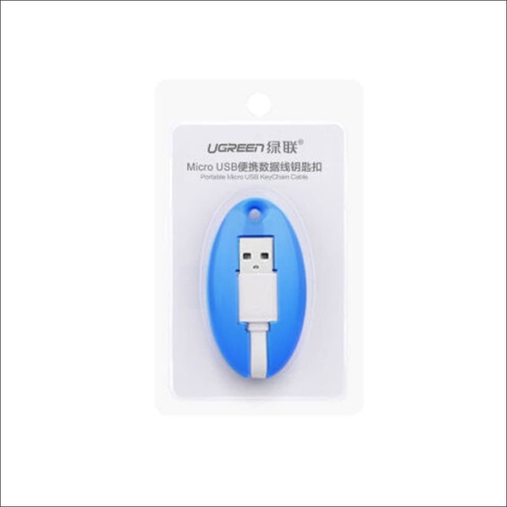 Ugreen Usb to Micro Usb Key Chain Cable - Blue (30309) - 