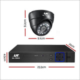 Ul-tech Cctv Camera Home Security system 8ch Dvr 1080p Ip 8 