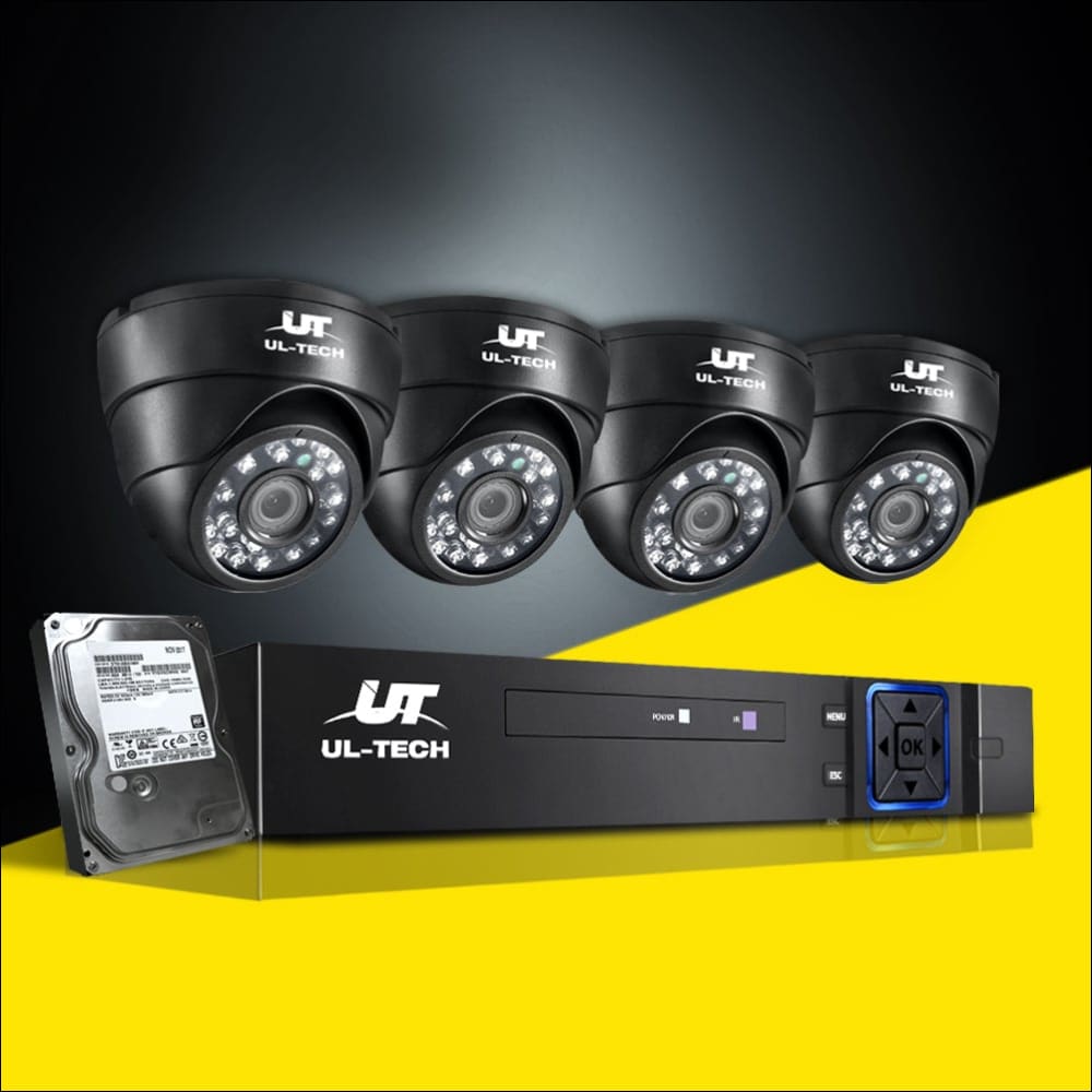 Ul-tech Cctv Camera Security system Home 8ch Dvr 1080p 4 