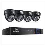 Ul-tech Cctv Camera Security system Home 8ch Dvr 1080p Ip 