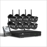 Ul-tech Cctv Wireless Security Camera System 8ch Home Outdoor Wifi 8 Bullet Cameras Kit 1tb