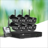 Ul-tech Cctv Wireless Security system 2tb 8ch Nvr 1080p 6 