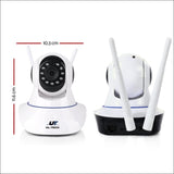 Ul Tech Set of 2 1080p Ip Wireless Camera - White - Audio & 