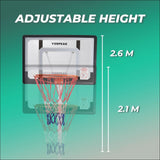 Verpeak Basketball Hoop Stand (2.1m - 2.60m) Vp-bhs-101-sba 