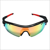 Verpeak Sport Sunglasses Type 1 ( Black Frame with Red End Tip) Vp-ss-100-pb