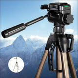 Weifeng 160cm Dual Bubble Level Camera Tripod - Audio & 