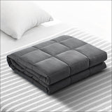 Weighted Blanket Adult 5kg Heavy Gravity Blankets Microfibre