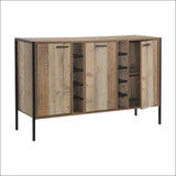 Wine Cabinet with 2 Strorage and Open selves Bar Cabinet 
