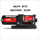 X-bull Electric Winch 12v Wireless 3000lbs/1360kg Synthetic 